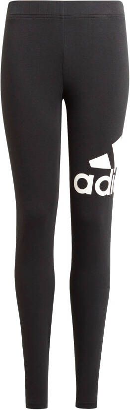 Adidas Performance sportlegging zwart wit Sportbroek Meisjes Katoen Logo 164