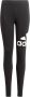 Adidas Performance sportlegging zwart wit Sportbroek Meisjes Katoen Logo 128 - Thumbnail 1