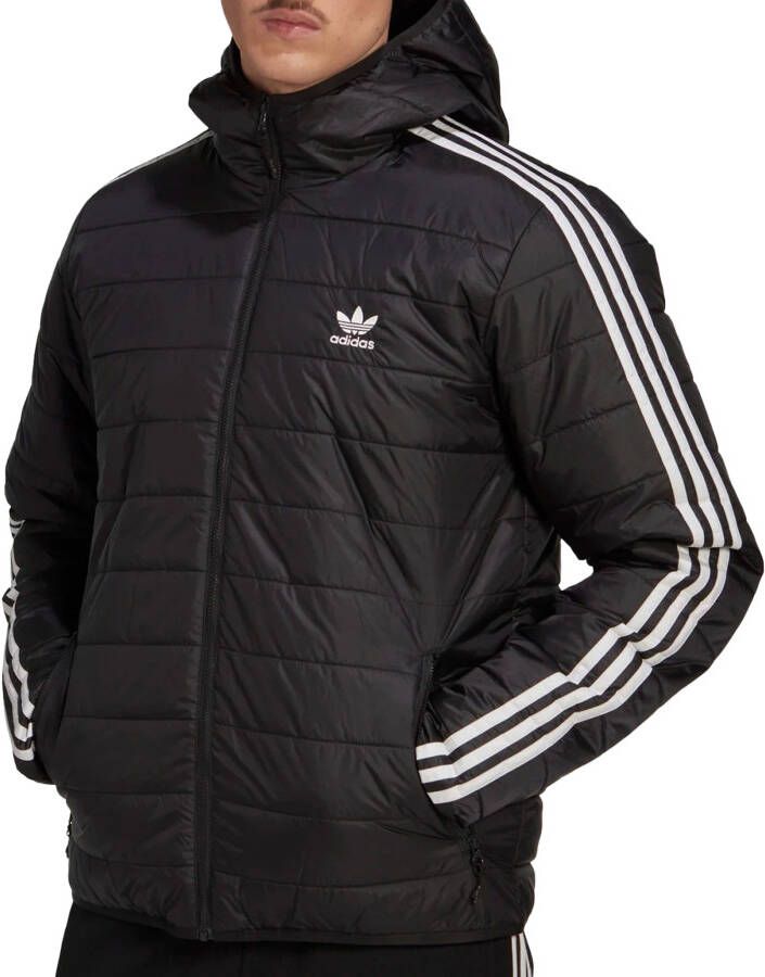 Adidas Originals Puffer-jacke Mit Kapuze Pufferjassen Kleding black maat: L beschikbare maaten:S L