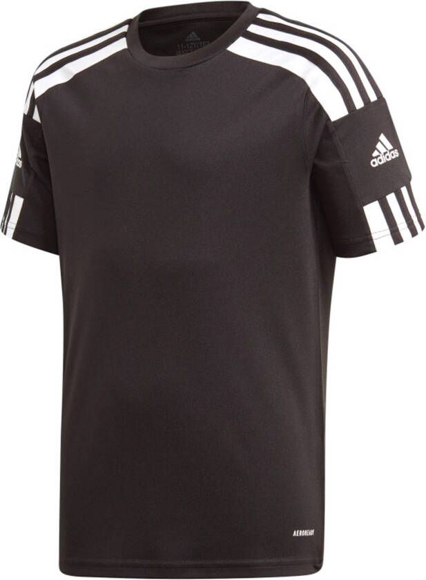 Adidas Perfor ce junior voetbalshirt zwart wit Sport t-shirt Gerecycled polyester Ronde hals 116