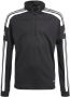 Adidas Perfor ce Junior Squadra 21 voetbalsweater zwart wit Sportsweater Polyester Opstaande kraag 116 - Thumbnail 1