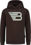 Ballin hoodie met printopdruk donkerbruin Sweater Printopdruk 176 - Thumbnail 1