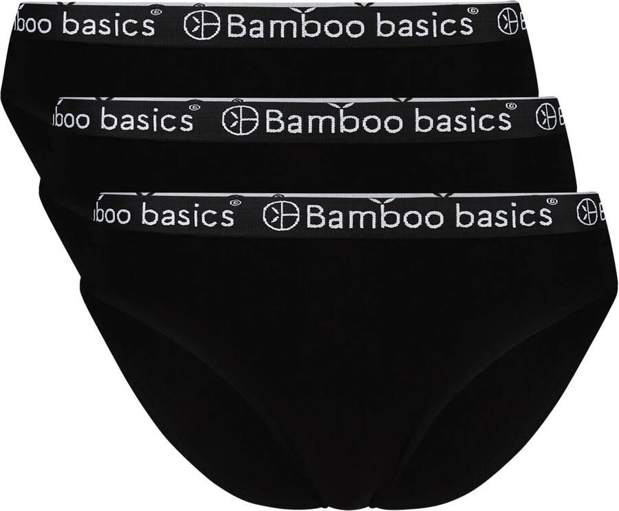 Bamboo Basics slip Yara met bamboe (set van 3) zwart - Foto 5