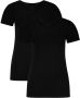Bamboo Basics T-shirt Kate met bamboe (set van 2) zwart - Thumbnail 2