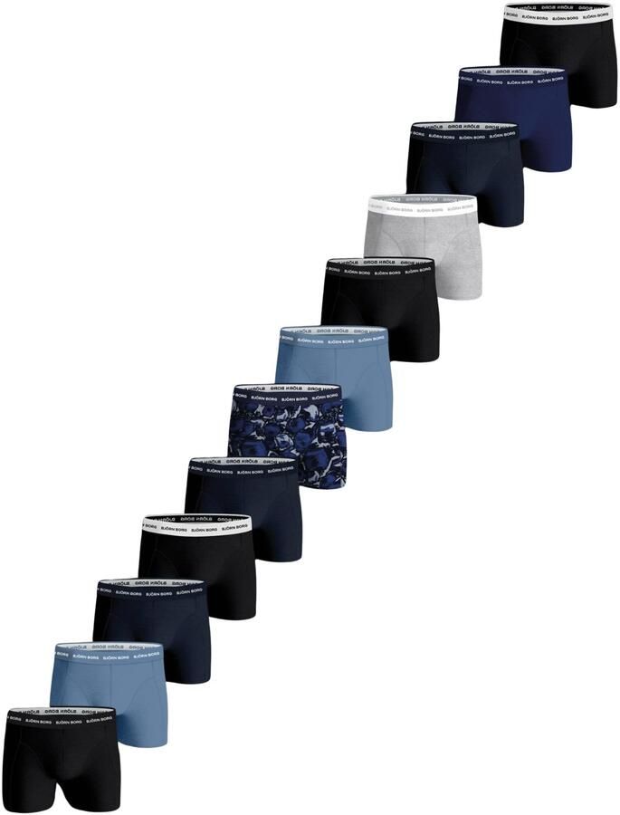 Bjorn Borg Björn Borg Cotton Stretch Boxershorts Heren (12-pack)