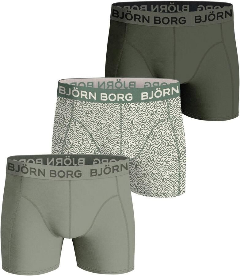 Bjorn Borg Björn Borg Cotton Stretch Boxershorts Heren (3-pack)