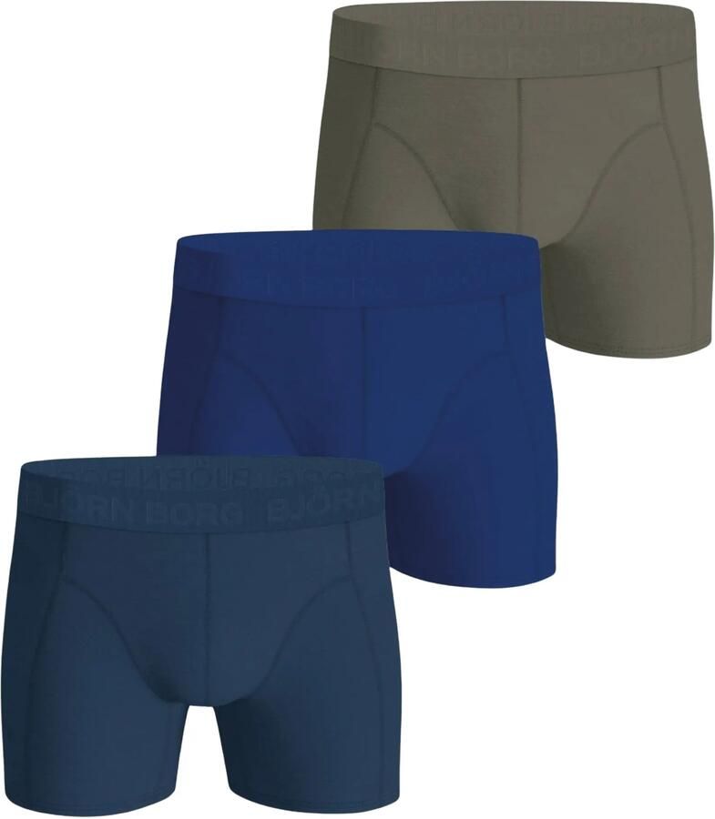 Bjorn Borg Björn Borg Cotton Stretch Boxershorts Heren (3-pack)