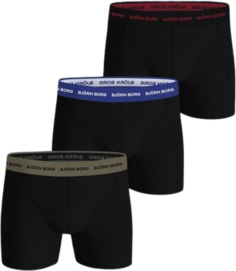 Bjorn Borg Björn Borg Cotton Stretch Boxershorts Heren (3-pack)