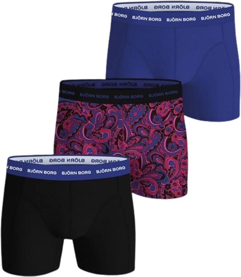 Bjorn Borg Björn Borg Cotton Stretch Boxershorts Heren (3-pack)