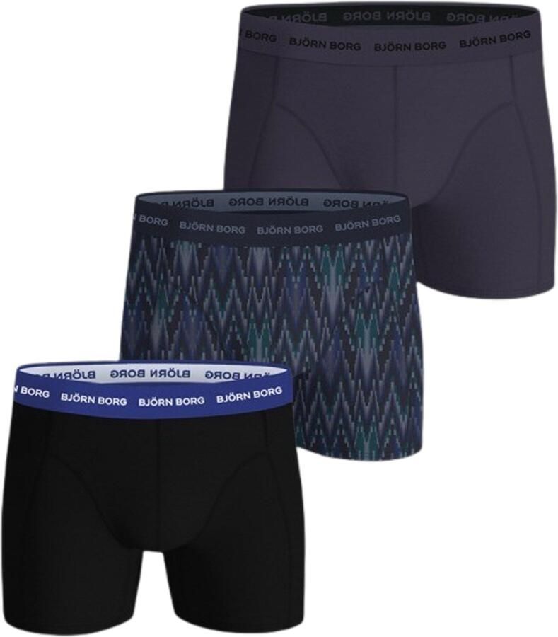 Bjorn Borg Björn Borg Cotton Stretch Boxershorts Heren (3-pack)