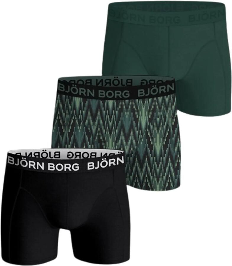 Bjorn Borg Björn Borg Cotton Stretch Boxershorts Heren (3-pack)
