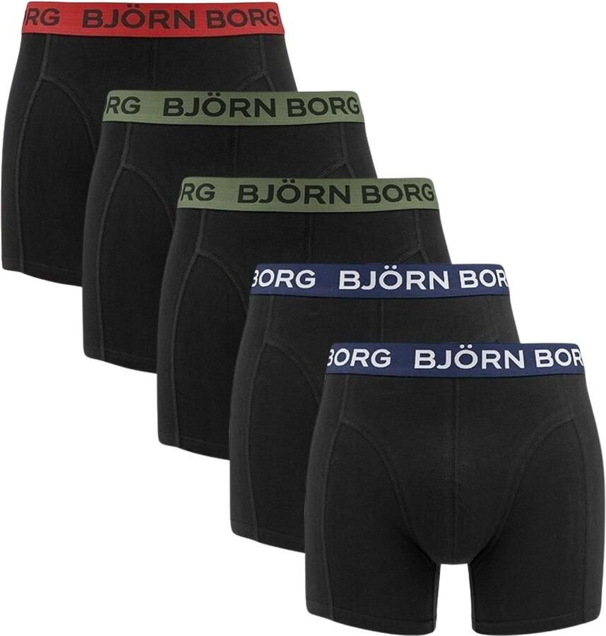 Bjorn Borg Björn Borg Cotton Stretch Boxershorts Heren (5-pack)