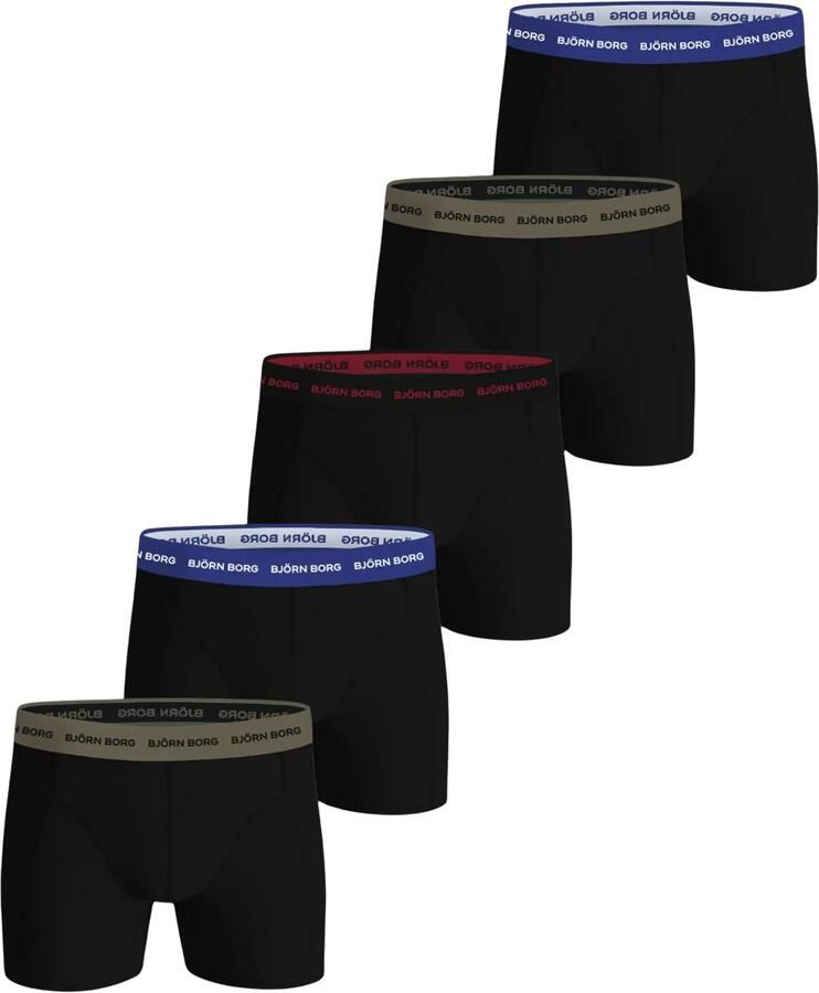 Bjorn Borg Björn Borg Cotton Stretch Boxershorts Heren (5-pack)