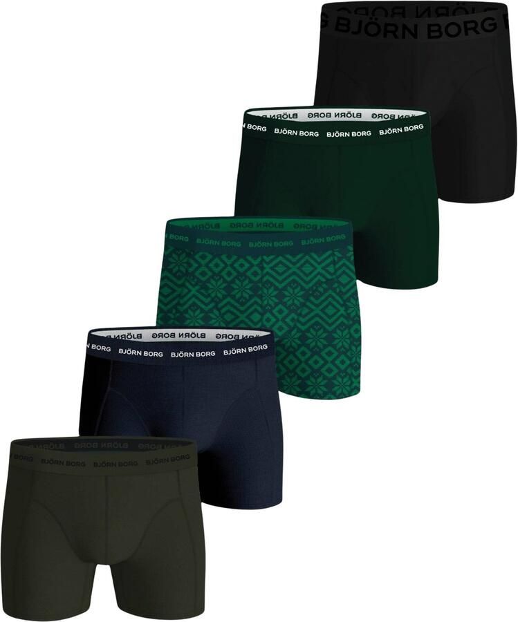 Bjorn Borg Björn Borg Cotton Stretch Boxershorts Heren (5-pack)