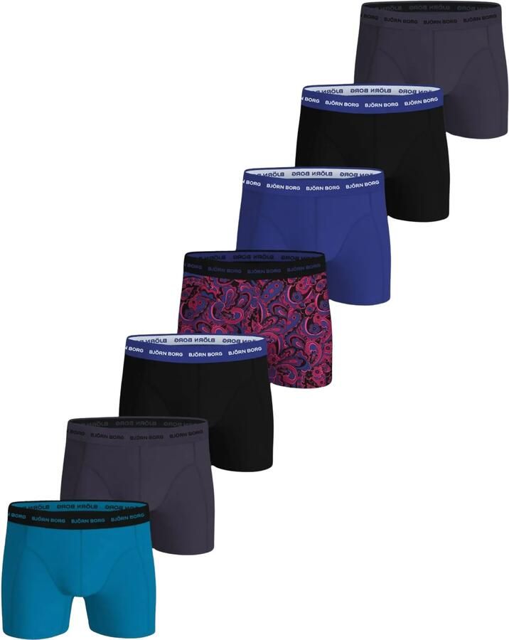 Bjorn Borg Björn Borg Cotton Stretch Boxershorts Heren (7-pack)