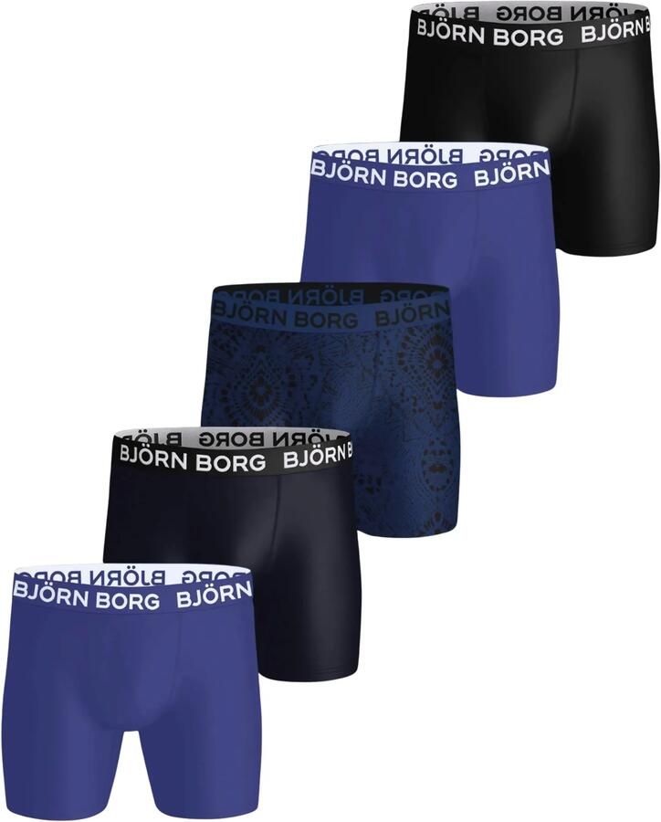 Bjorn Borg Björn Borg Sports Microfiber Boxershorts Heren (5-pack)
