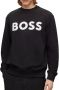 Hugo Boss Heren Zwart Print Sweatshirt Black Heren - Thumbnail 2