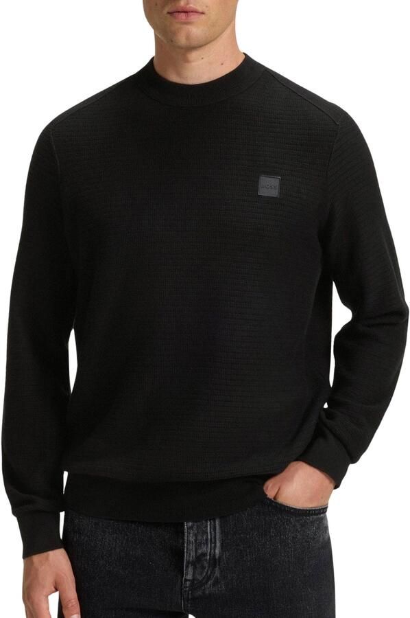 Hugo Boss Mannen Gebreide Kleding Collectie voor Herfst Winter Black Heren - Foto 12