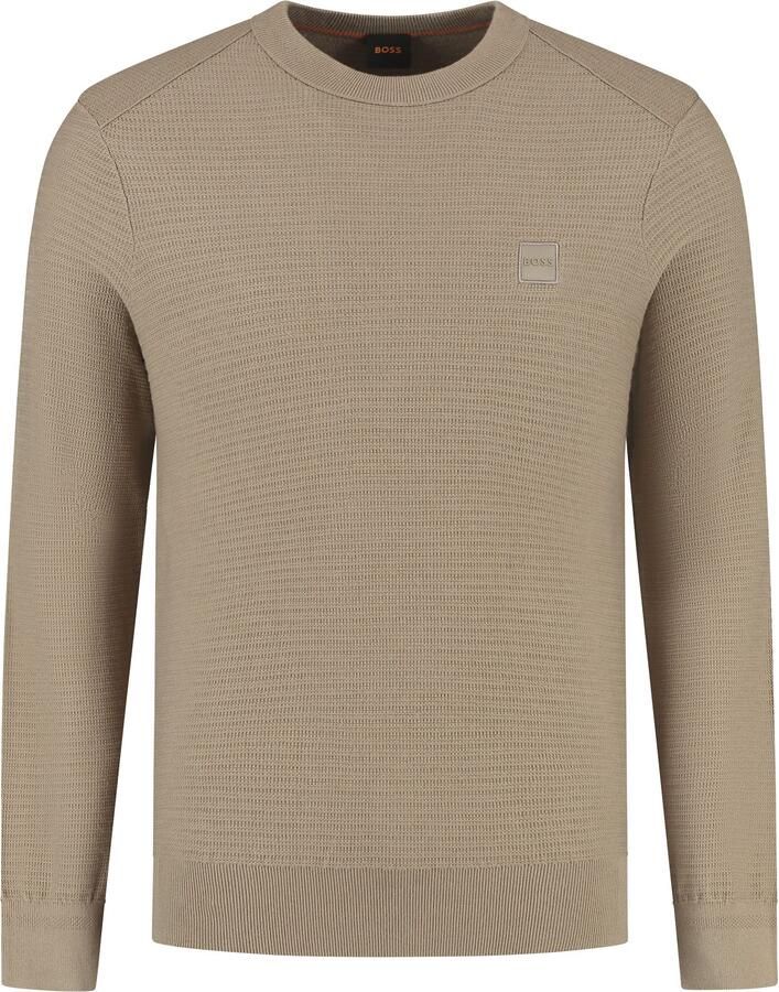 Boss Orange Gebreide trui Anion met boss badge