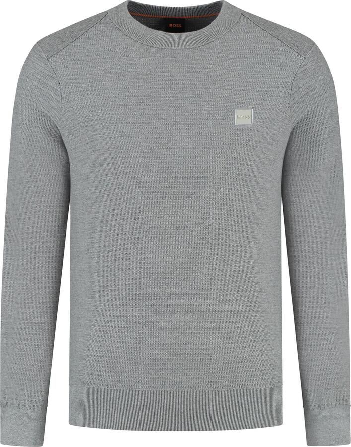 Boss Orange Gebreide trui Anion met boss badge