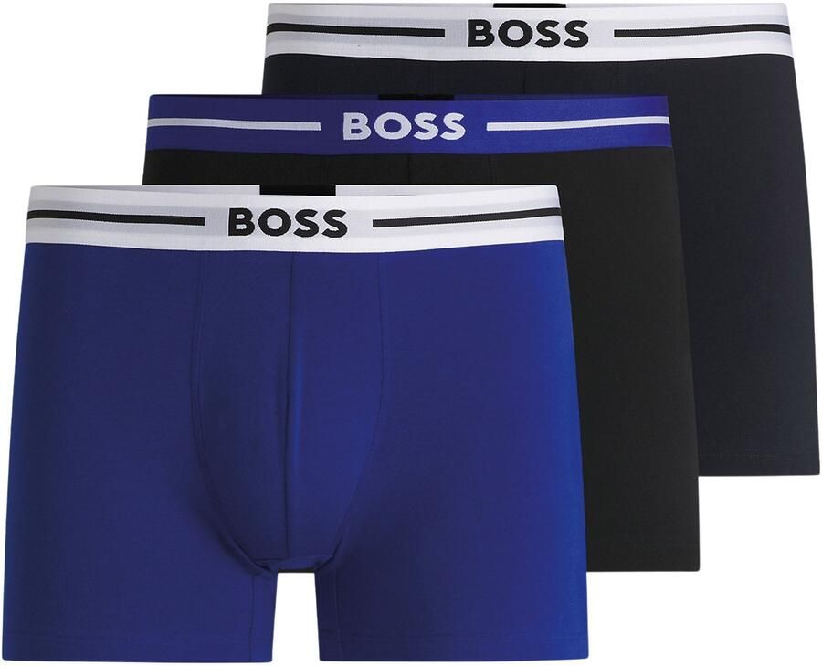 Boss Boxershort met elastische band in een set van 3 stuks