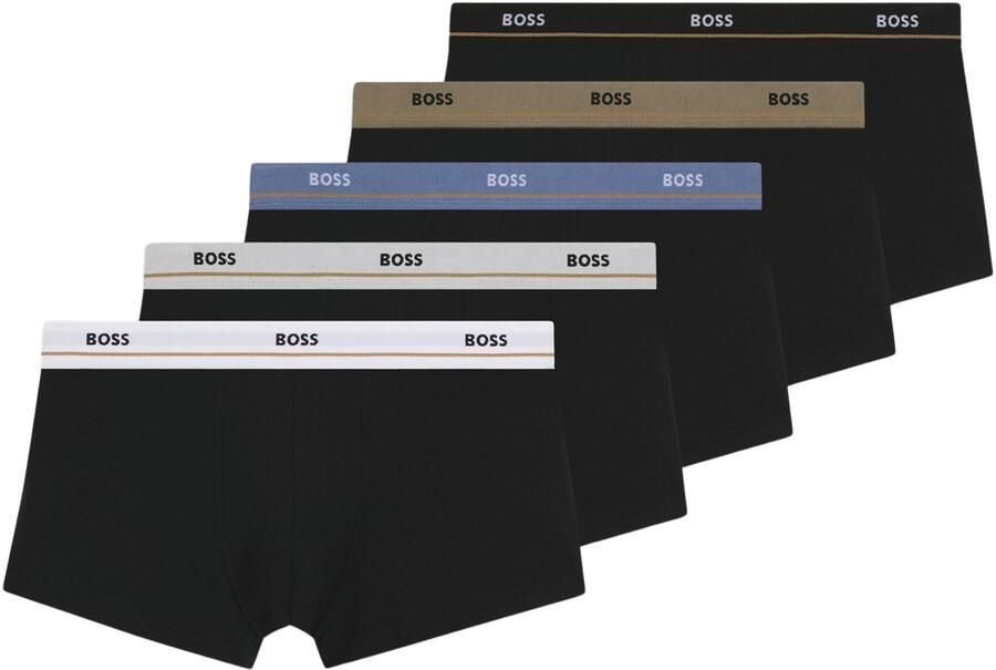 Boss Boxershort van katoenmix in een set van 5 stuks model 'ESSENTIAL' - Foto 2