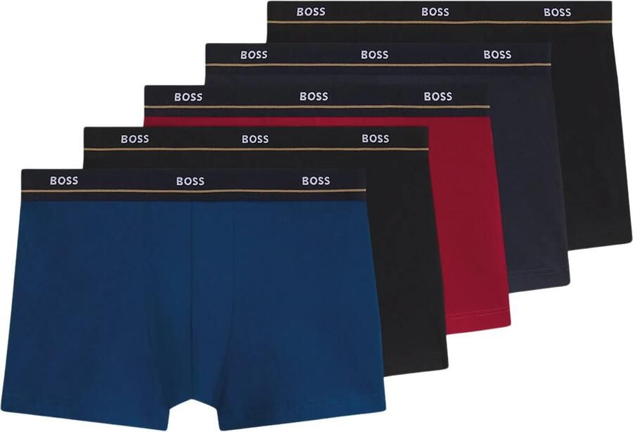 Boss Broek & boxershort van katoenmix in set van 5 model 'Essential' - Foto 2