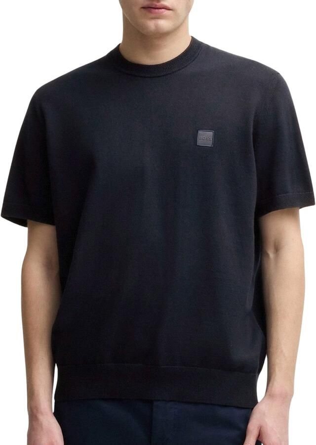 Boss Orange T-shirt met labelbadge model 'Kanache' - Foto 5