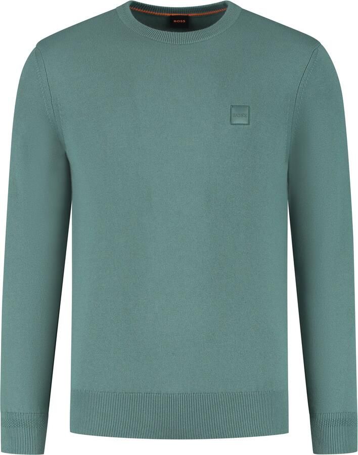 Boss Orange Regular fit pullover van een mix van katoen en kasjmier model 'KANOVANO'