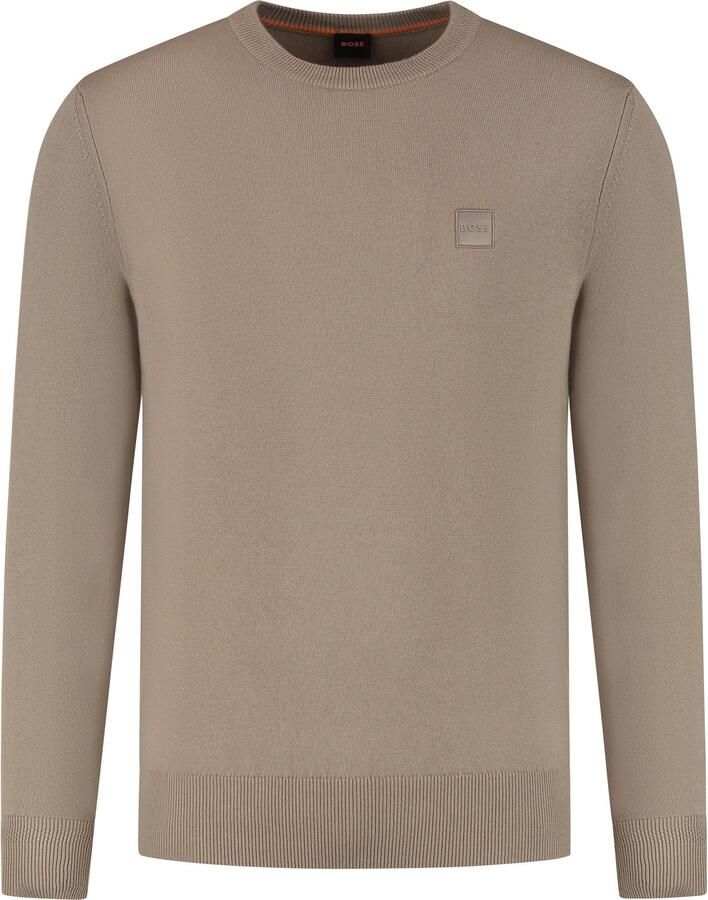 Boss Orange Regular fit pullover van een mix van katoen en kasjmier model 'KANOVANO' - Foto 3