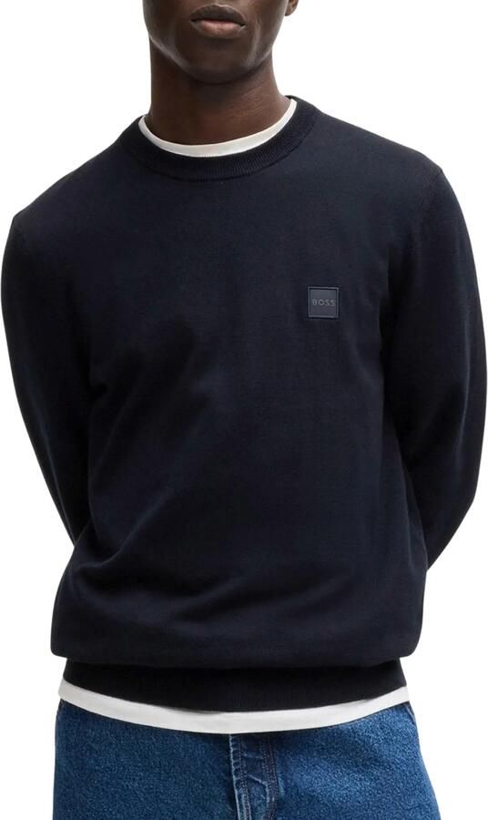 Boss Orange Gebreide pullover met ronde hals model 'Kanovano' - Foto 19