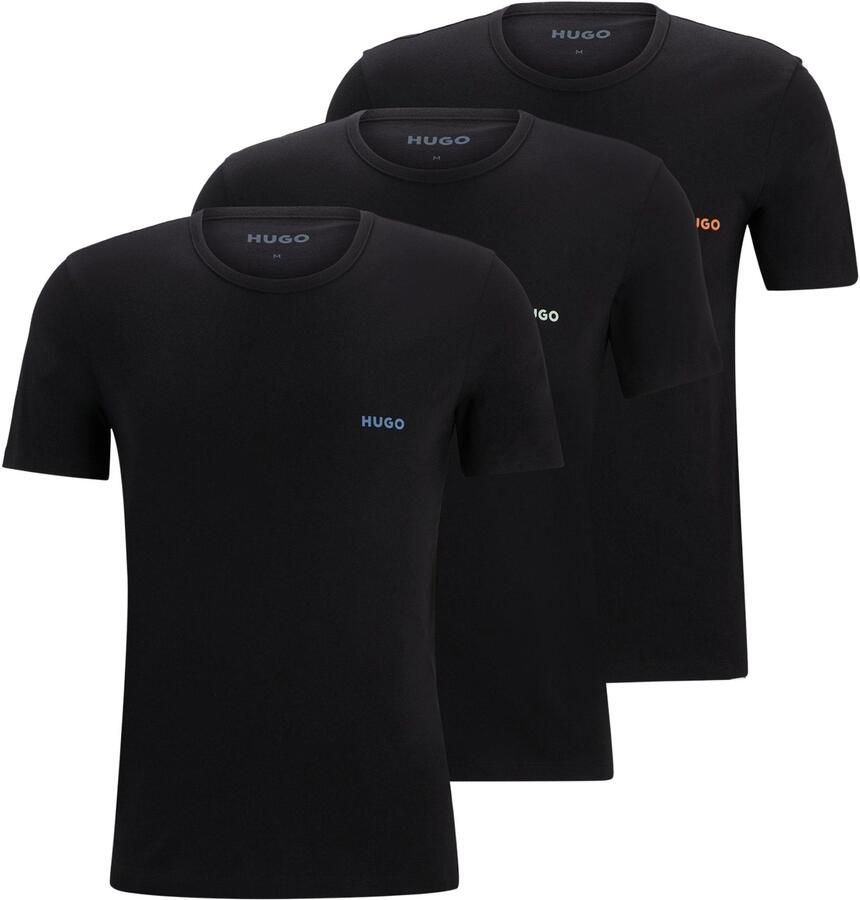 HUGO underwear T-shirt RN TRIPLET P 10217251 01 (3-delig Set van 3)