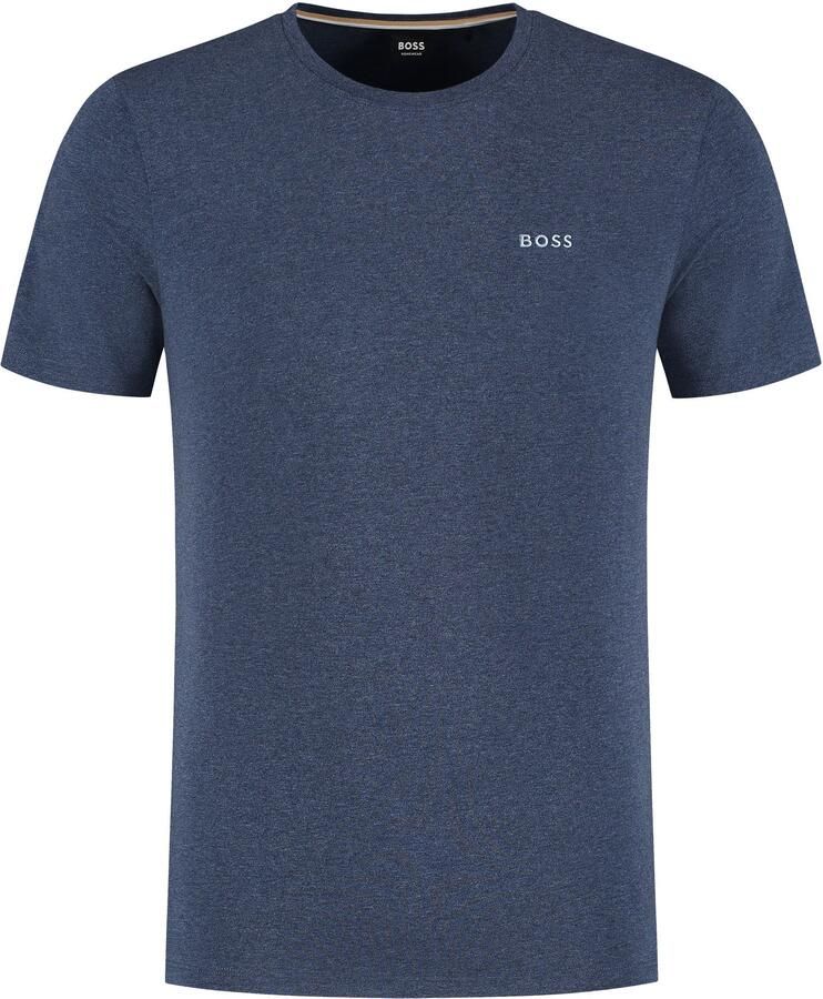 Boss Regular fit T-shirt van mix van katoen en elastaan
