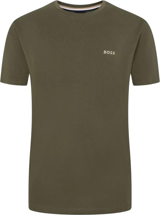Boss regular fit T-shirt van katoenmix