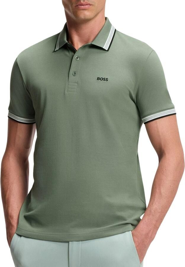 BOSS GREEN Poloshirt PADDY met contrasterende strepen aan de kraag - Foto 3