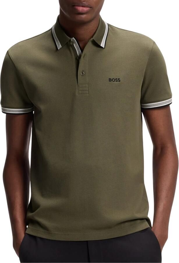 BOSS Green Regular fit Poloshirt van puur katoen model 'PADDY' - Foto 3