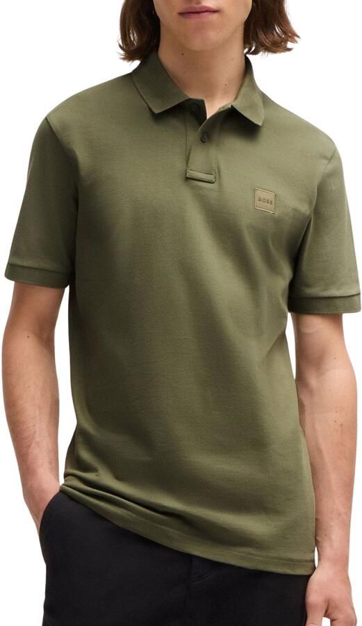 Hugo Boss Groene Polo Shirt Korte Mouw Green Heren