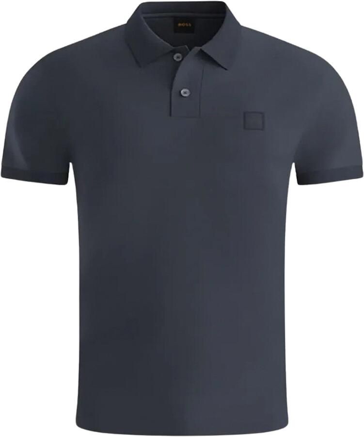 Boss Orange Regular fit poloshirt van katoenmix model 'Passenger'