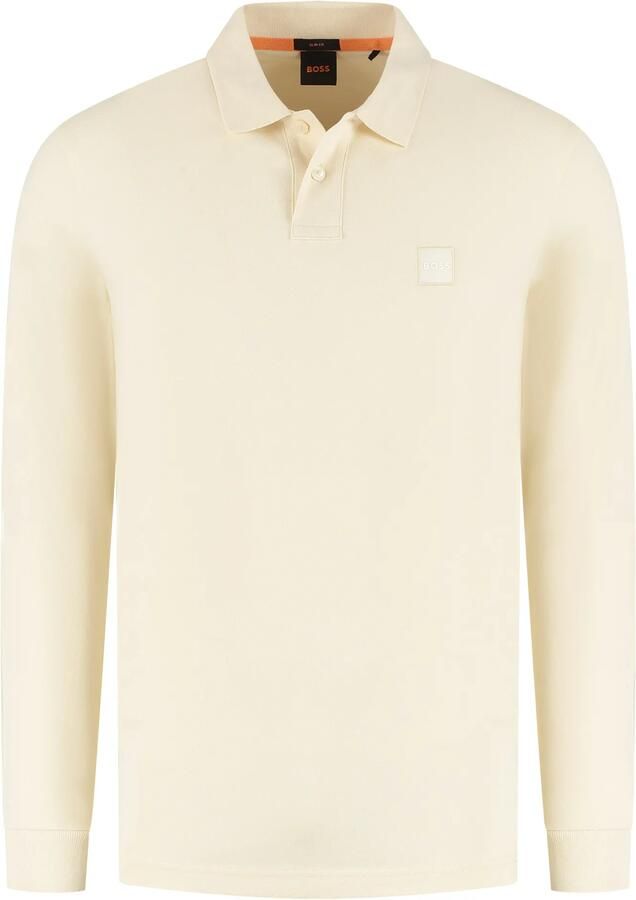 BOSS ORANGE Heren Polo's & T-shirts Passerby Ecru