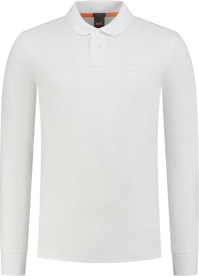 Hugo Boss Slim Fit Polo Shirt van Biologisch Katoen White Heren - Foto 2