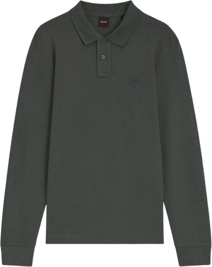 Boss Polo Shirt Lange Mouw Passerby Poloshirt met lange mouwen - Foto 3