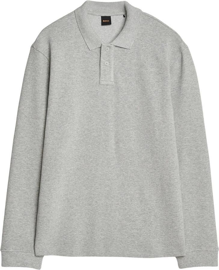 Boss T-shirt Petempestolong Polo Grijs