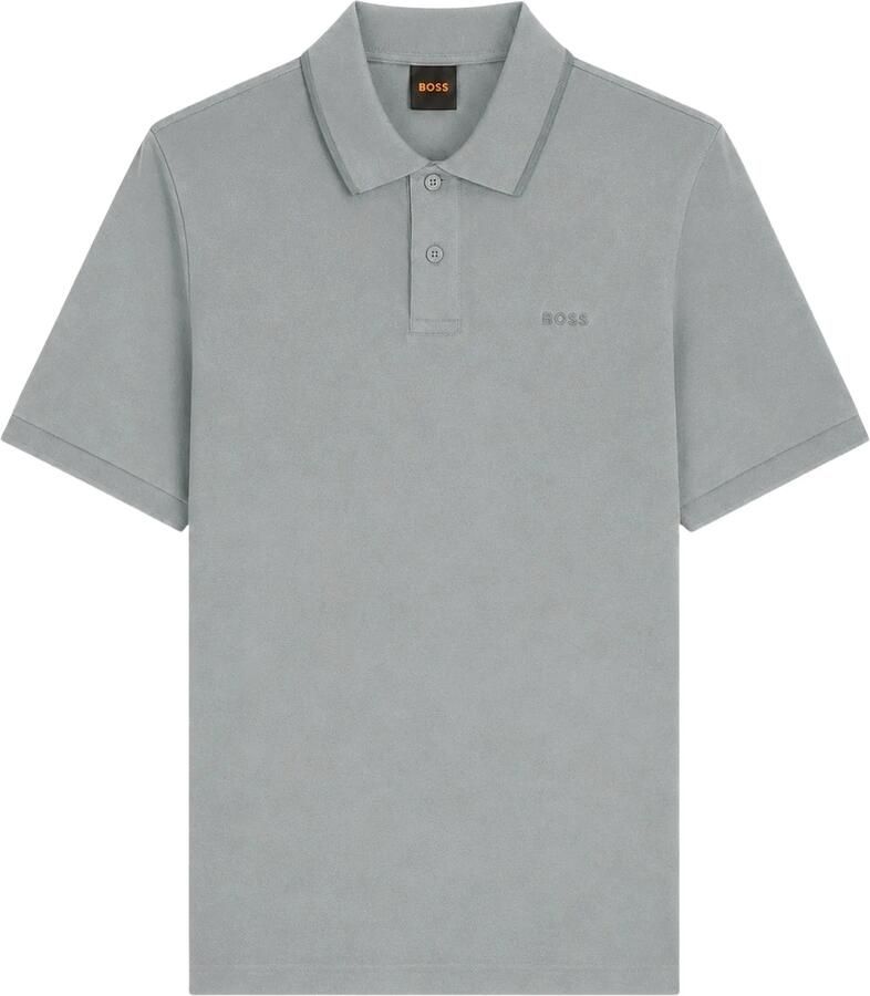 BOSS ORANGE Heren Polo's & T-shirts Phoenix Lichtgrijs - Foto 4
