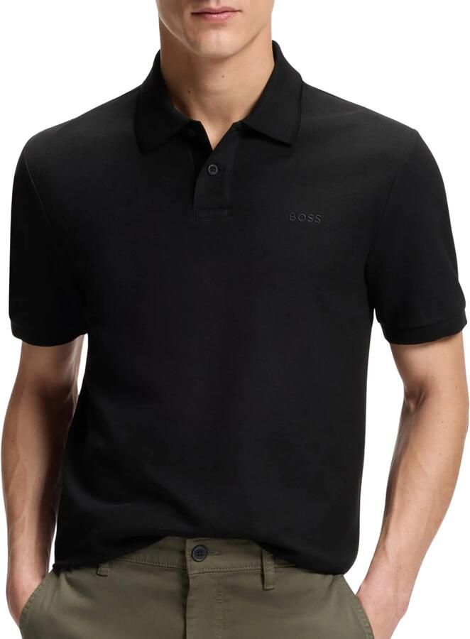 BOSS regular fit polo zwart - Foto 2