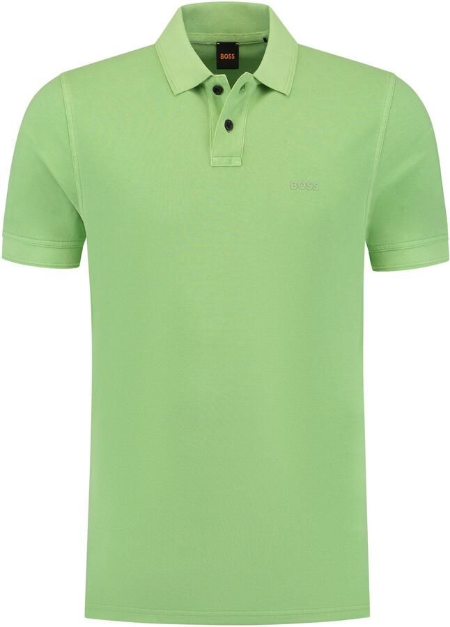 Hugo Boss Korte Mouw Polo Shirt Groen Logo Green Heren