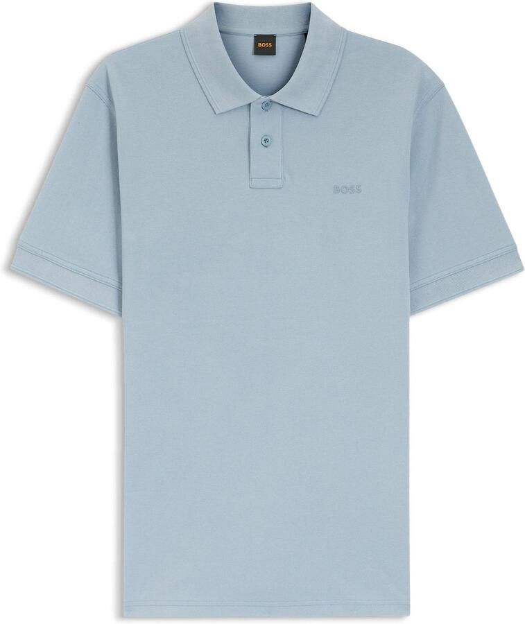 Boss Orange regular fit poloshirt van puur katoen model 'PRIME' - Foto 5