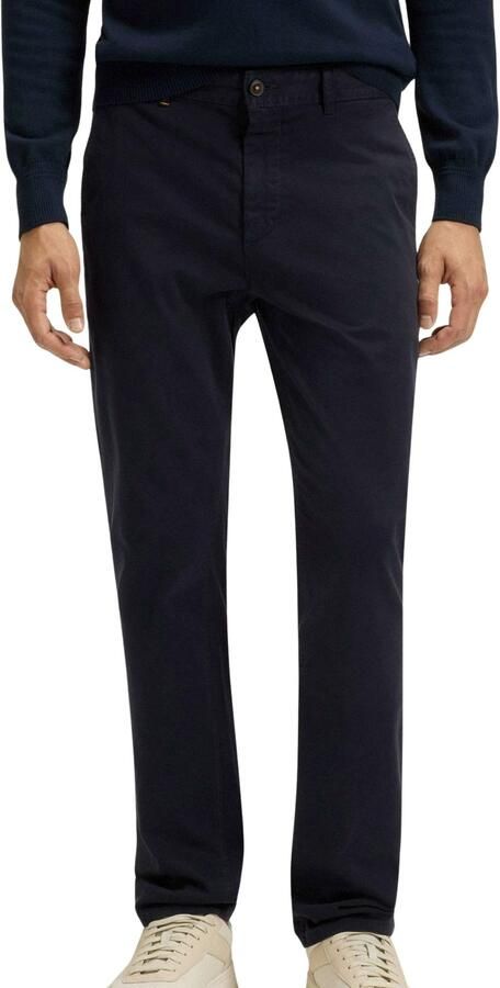 Hugo Boss Slim Fit Chino Broek in Donkerblauw Blue Heren