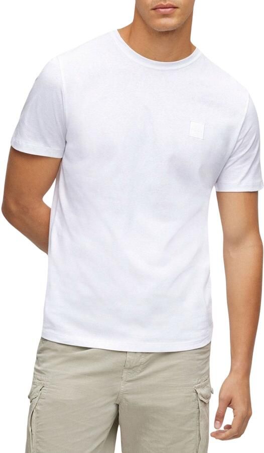 Boss Orange T-shirt Tales met boss-borduursel op de borst - Foto 9