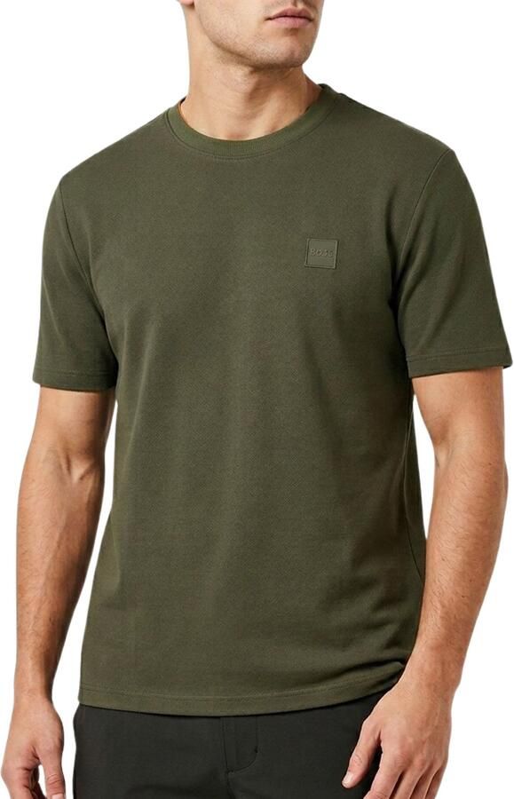 Boss Orange Regular fit T-shirt van puur katoen model 'TALES' - Foto 4