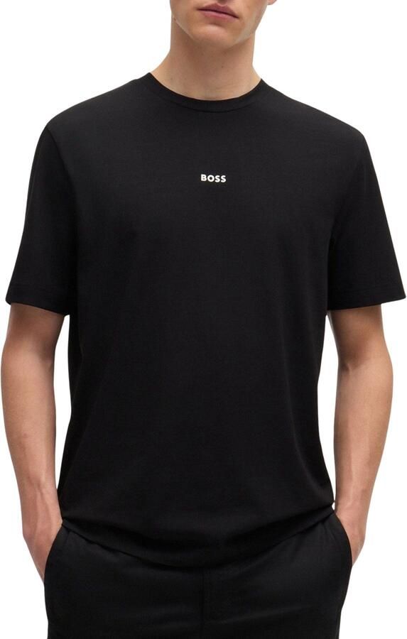 BOSS ORANGE Heren Polo's & T-shirts Tchup 10242929 01 Zwart - Foto 6